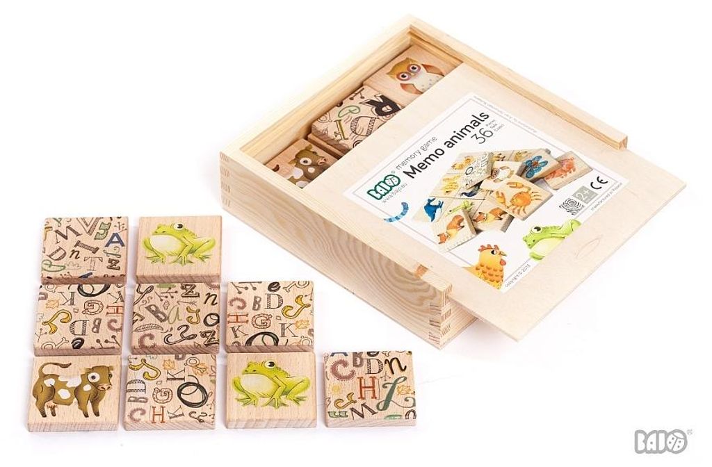 Bajo memo Tiere Lernspiel für Kinder - Memory Spiel