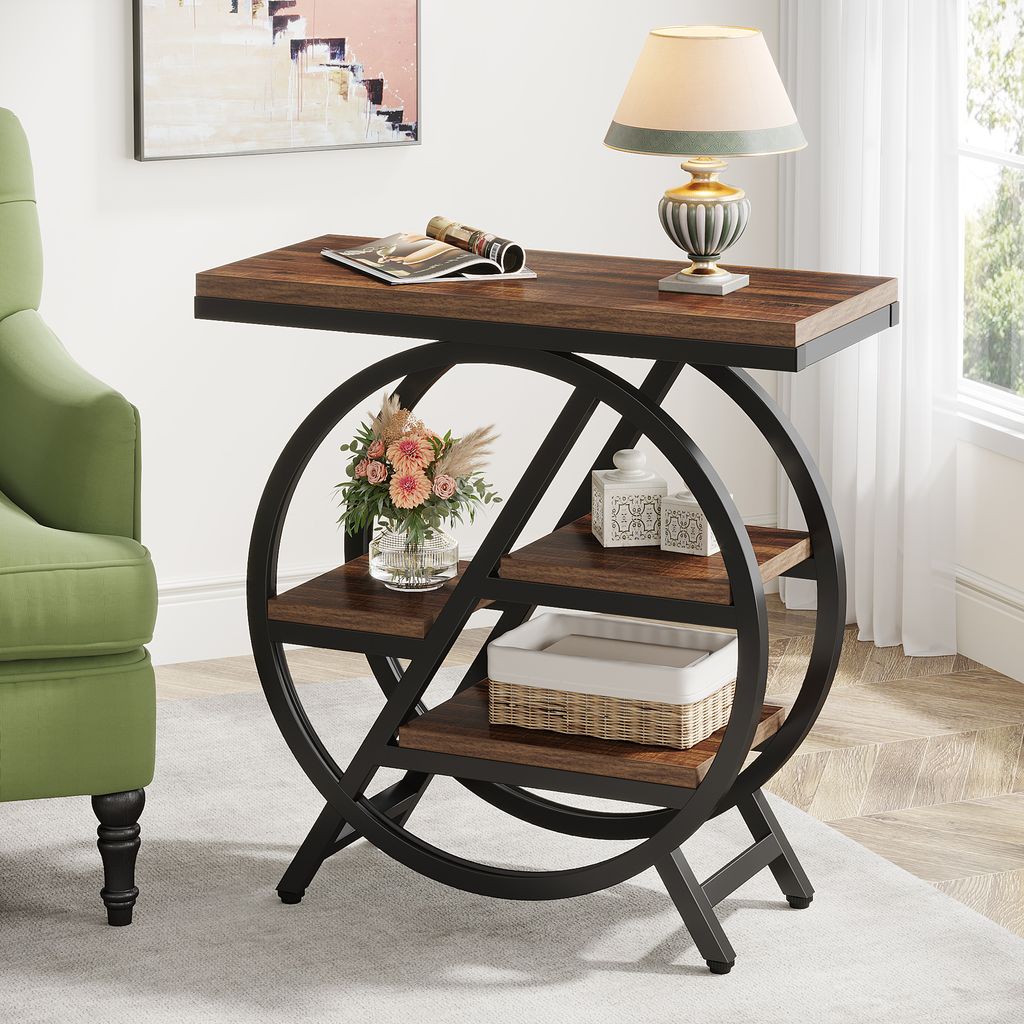 Tribesigns 3-Etagen Beistelltisch, Holz Sofa Beistelltisch Produktbild 1