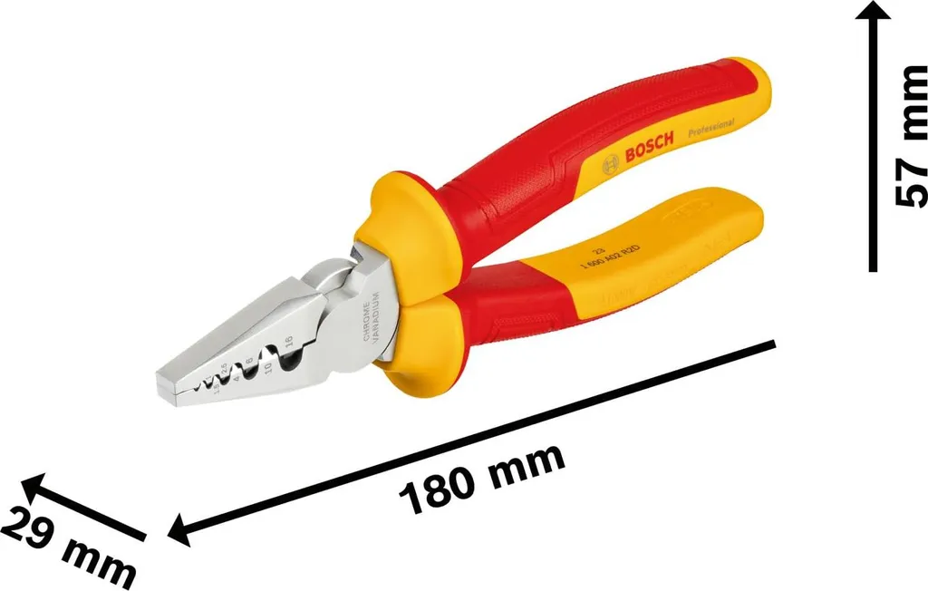 Bosch Pinze a crimpare VDE 180mm 1600A02NE6 (1600A02NE6)