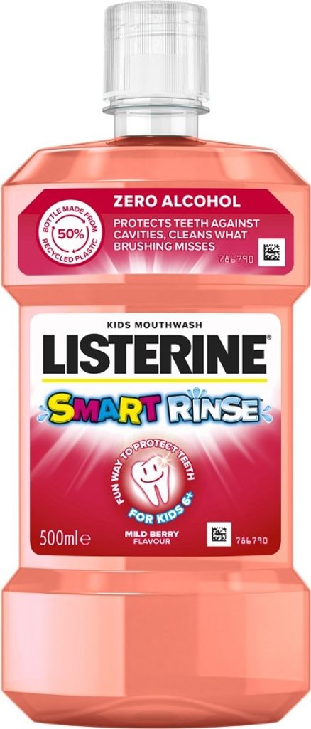 LISTERINE SMART Mundspülung Mild Berry 500ml