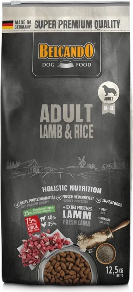Belcando Adult Lamb & Rice nourriture sèche pour chiens Image du produit 