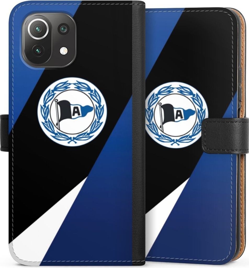 DeinDesign Klapphülle für Xiaomi Mi 11 Lite 5G Handytasche Lederhülle Tasche Arminia Bielefeld DSC Offizielles Lizenzprodukt