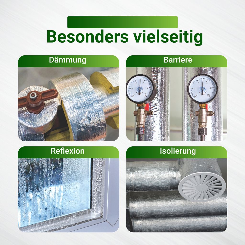 Aluminium Klebeband netzverstärkt 43mm x 20m Produktbild 6