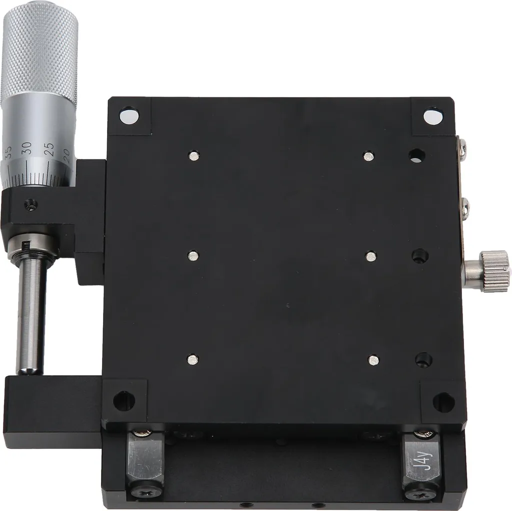 Table de translation XPG80 pour microscope, réglage fin axe X manuel