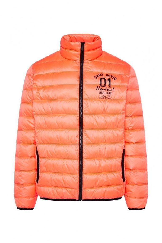 Camp David  Herren Steppjacke Größe:L Farbe:orange Produktbild 