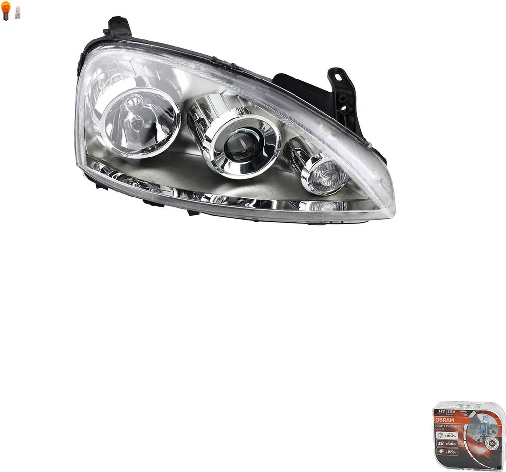 Faro Anteriore Destro Opel Corsa C + Osram Laser Night Breaker 1216176