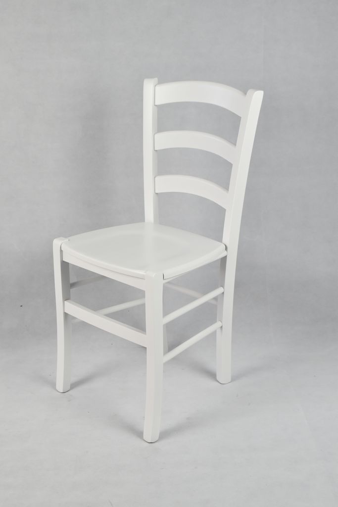 Tommychairs 2er Set Stühle Venice für Küche und Esszimmer Struktur aus lackiertem Buchenholz im Farbton helles Nussbraun und gepolsterte Sitzfläche mit Stoff in der Farbe Gämsebraun bezogen 