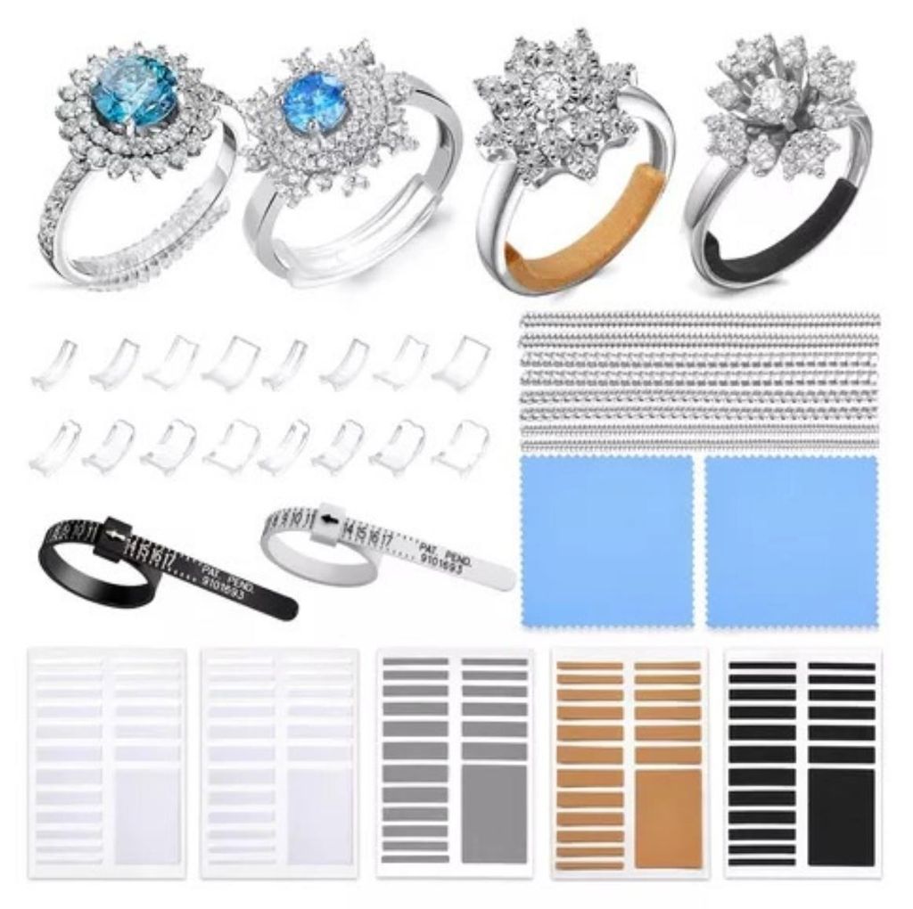 INF Unsichtbares Spiralringset TPU PC 10cm für lose Ringe 24 Stk