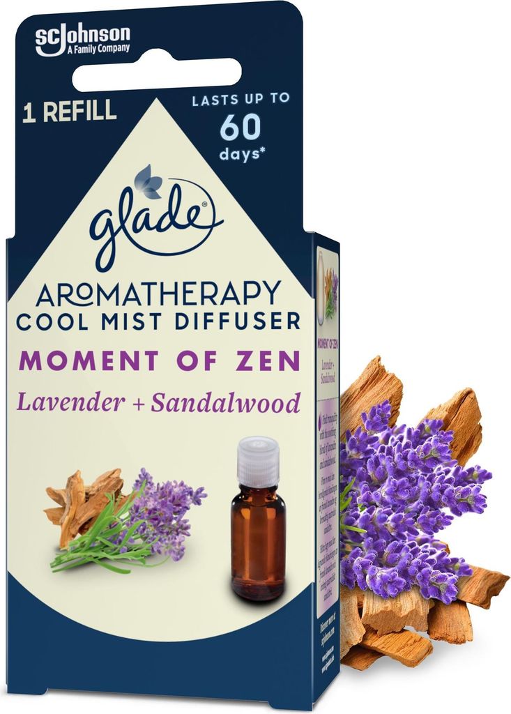 GLADE Aromatherapy Cool Mist Diffuser Moment of Zen náplň Immagine del prodotto 