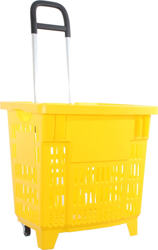 Panier à roulettes 55L Jaune Image du produit 