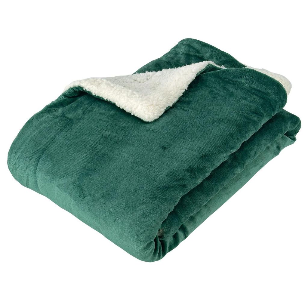 Decke, dicke, flauschige Decke, doppelseitig, Sherpa Produktbild 