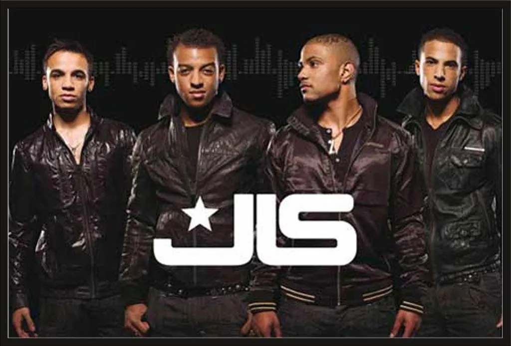 Poster JLS Group avec cadre Shinsuke Maxi noir et vitre acrylique