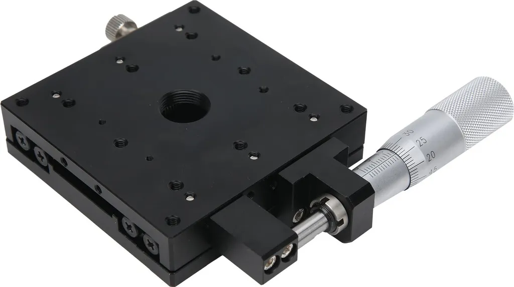 Table de translation XPG80 pour microscope, réglage fin axe X manuel