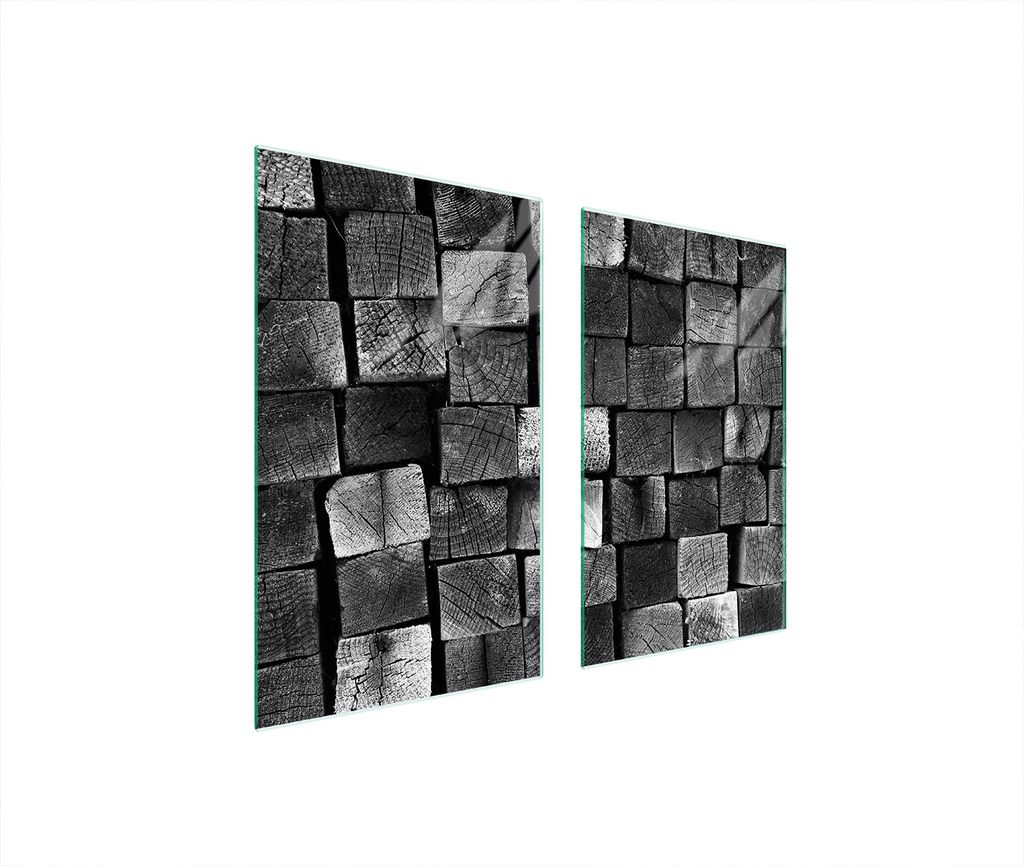 Glasschutzplatte Für Herd 75X52 Holz