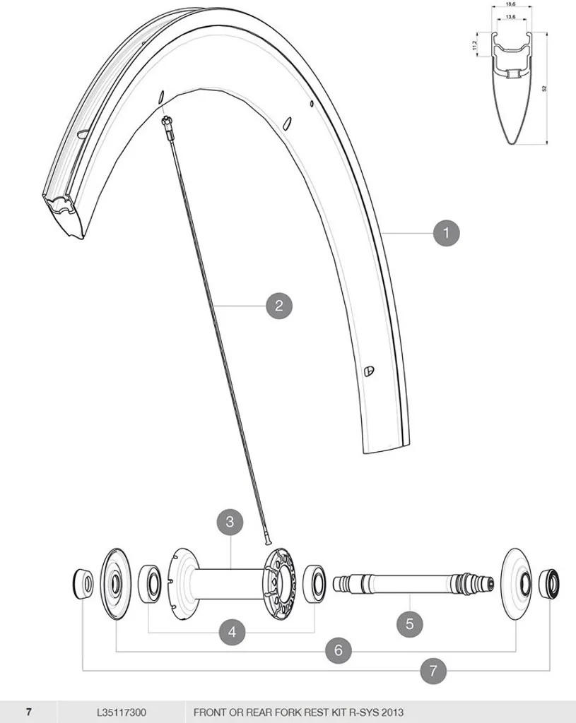 Mavic R-Sys Fork Rest : Adaptateur avant et arrière noir pour moyeu Mavic