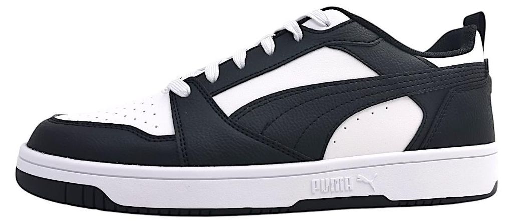Puma Rebound v6 Low White-Black-White Größe EU 42,5 Produktbild 