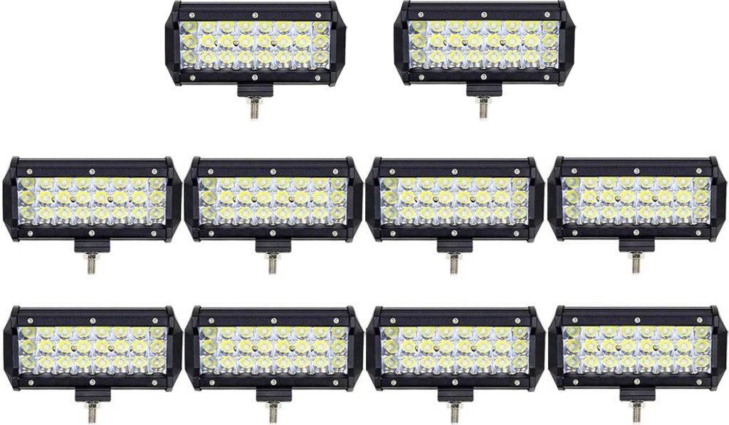 Greenmigo 10X 72W LED Arbeitsscheinwerfer Off-road Scheinwerfer Fahrzeug Strahler IP67 Wasserdicht Zusatzscheinwerfer Flutlicht Auto Arbeitslicht 1...
