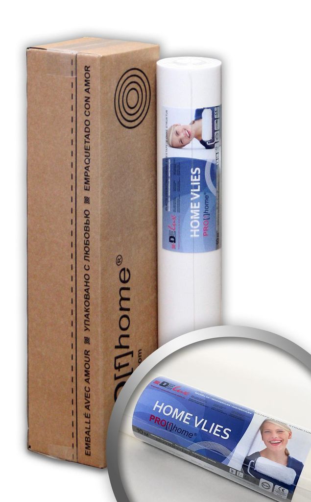 HomeVlies glatte überstreichbare Vliestapete weiß Produktbild 