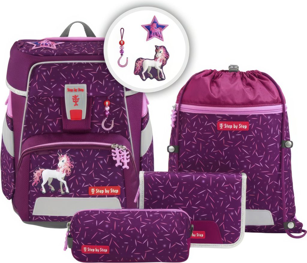 Step by Step SPACE Set zaino scolastico "Pretty Unicorn Immagine del prodotto 