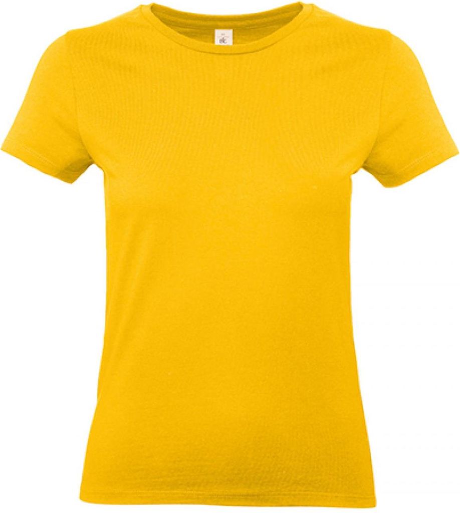 B&C TW04T | Damen T-Shirt / 100 E190 - Farbe: Gold - Größe: XS