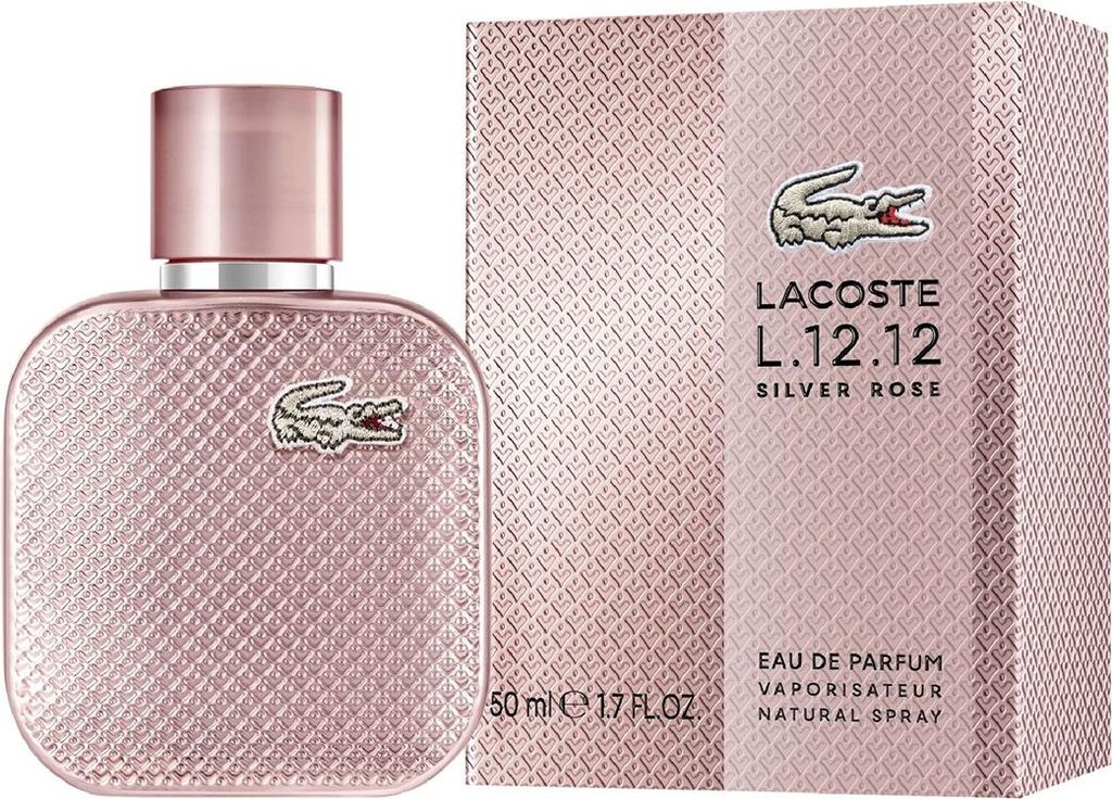 Lacoste L.12.12 Silver Rose woda perfumowana spray 50ml Zdjęcie produktu 