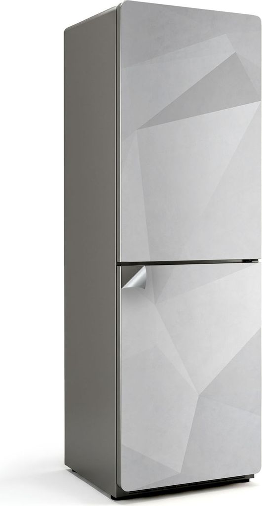 Abstraktes geometrisches Muster – Kühlschrank Aufkleber – Klebefolie Kühlschrank – Kühlschrank Nachbildung – Kühlschrankfolie selbstkle...