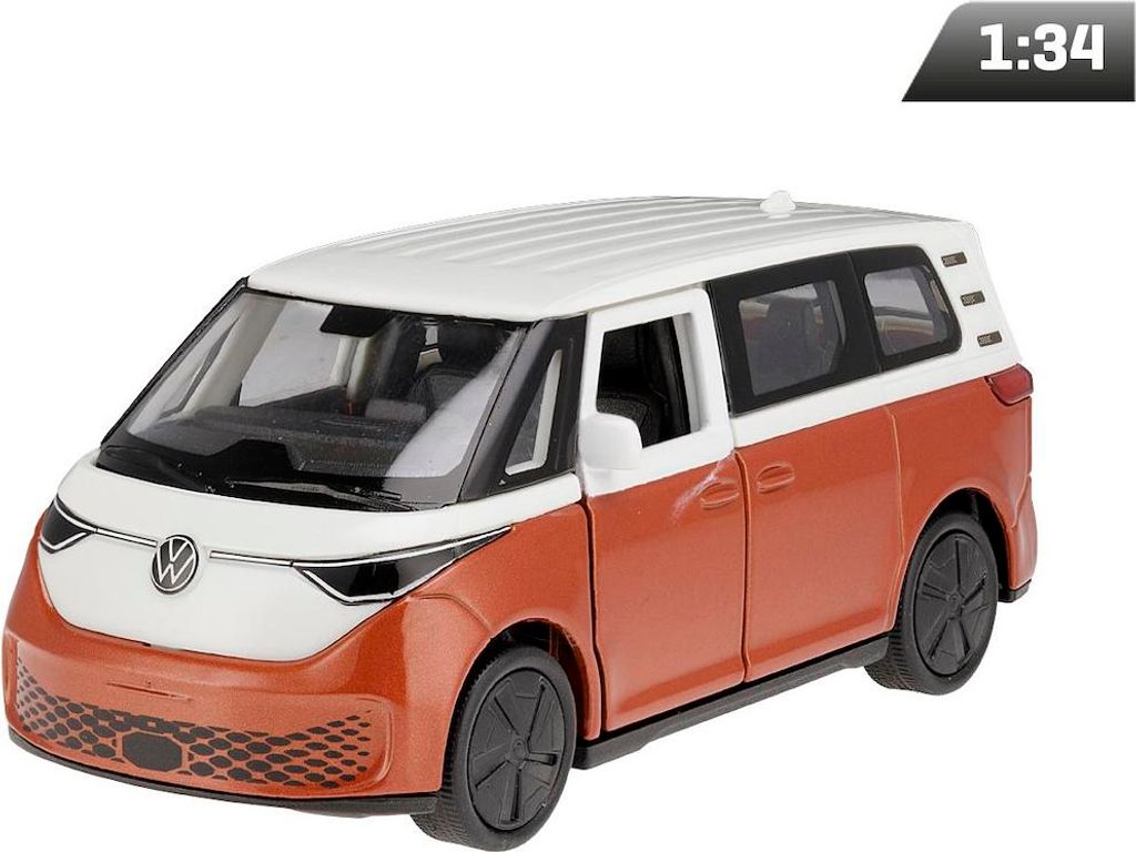 Modèle 1:34, VW ID BUZZ, blanc et rouge Image du produit 