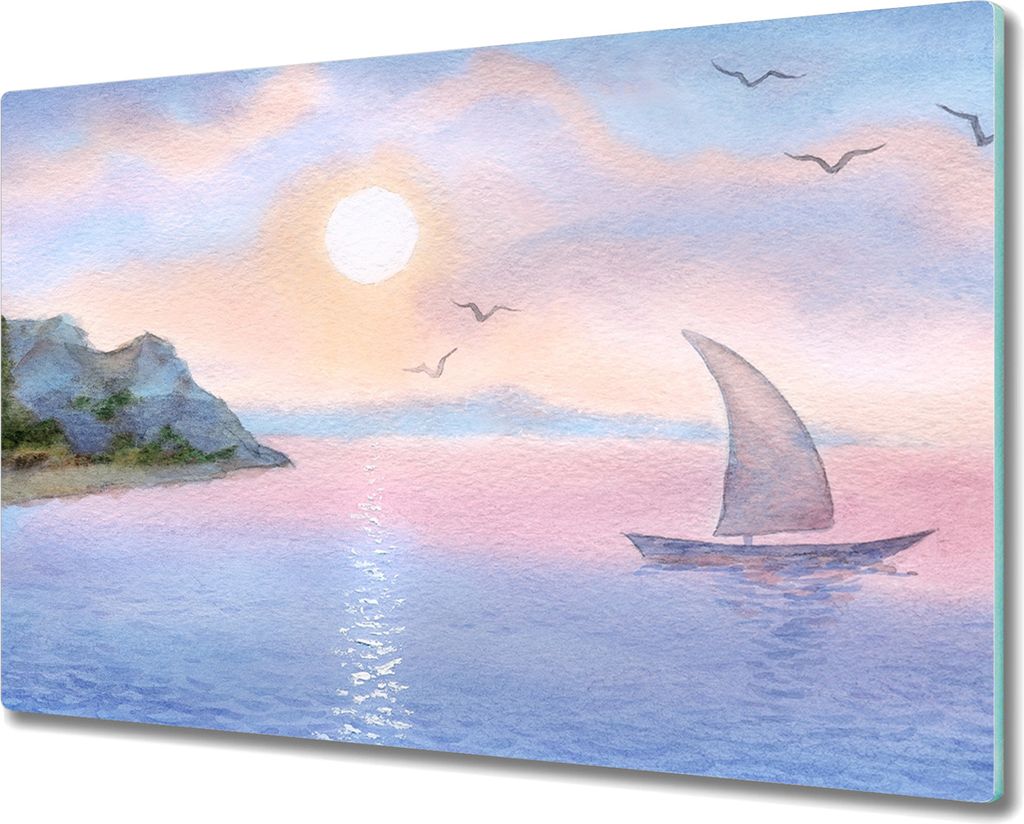 Coloray Herdabdeckplatte 80x52 cm Schneidebrett Produktbild 