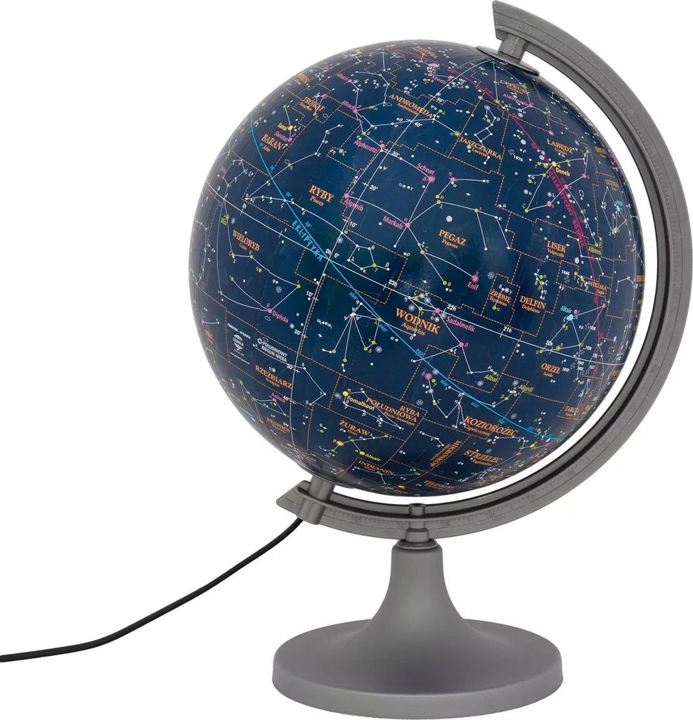 Globus 250 Himmel beleuchtet