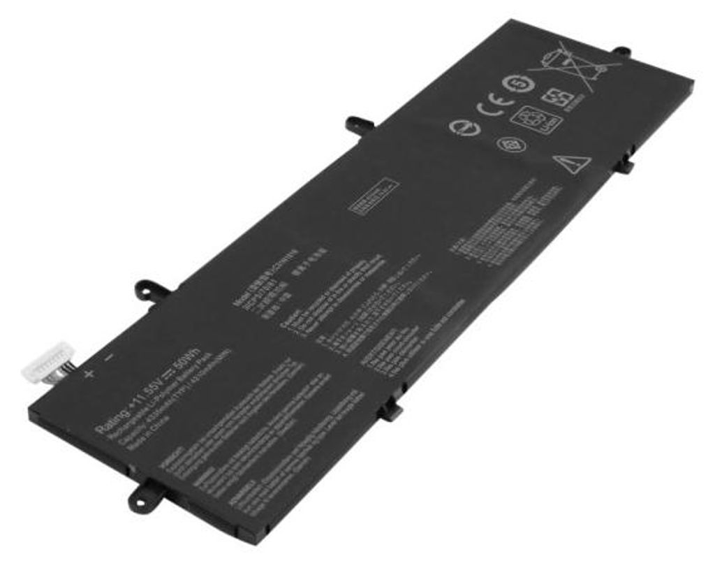Akku für ASUS ZenBook 14 UX433FA-A5232R, Li-Polymer, 11,55V, 4330mAh ersetzt 0B200-03160000, C31N1816