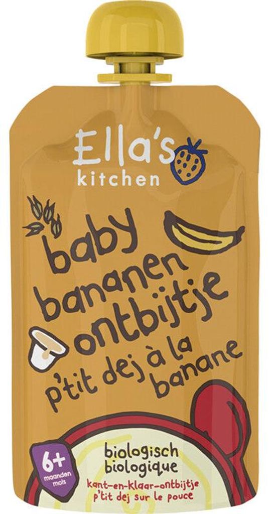 Ella's Kitchen Organic Baby Banana Breakfast 6M+ 100g - Obrázok produktu 