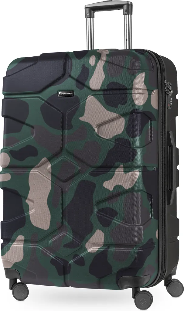 Valise à roulettes XL 120 litres avec extension et serrure TSA intégrée