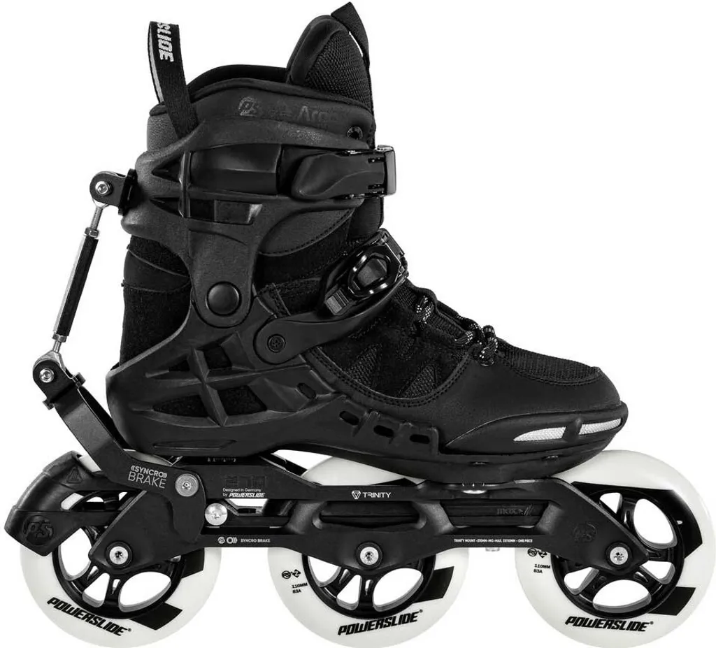 Roller Randonnée Powerslide Phuzion Argon Syncro 110 Trinity Noir 44 - 11