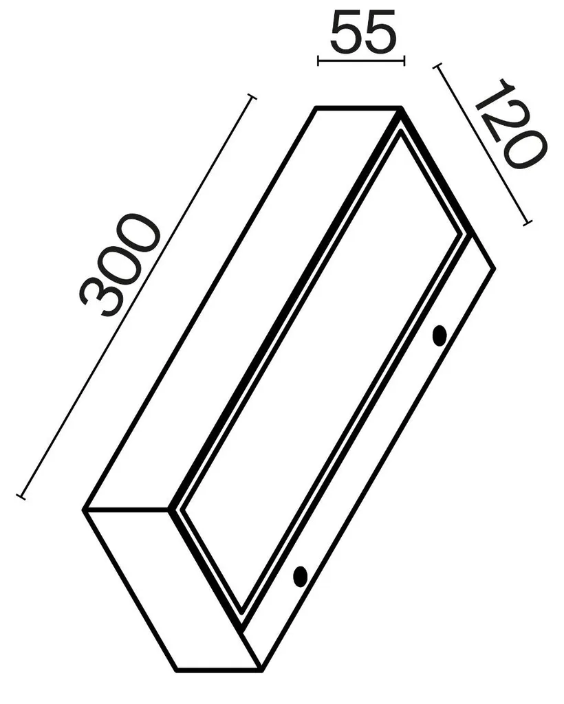 Applique extérieure étanche IP54 Lot Graphit LED 3000K gris graphite - 8