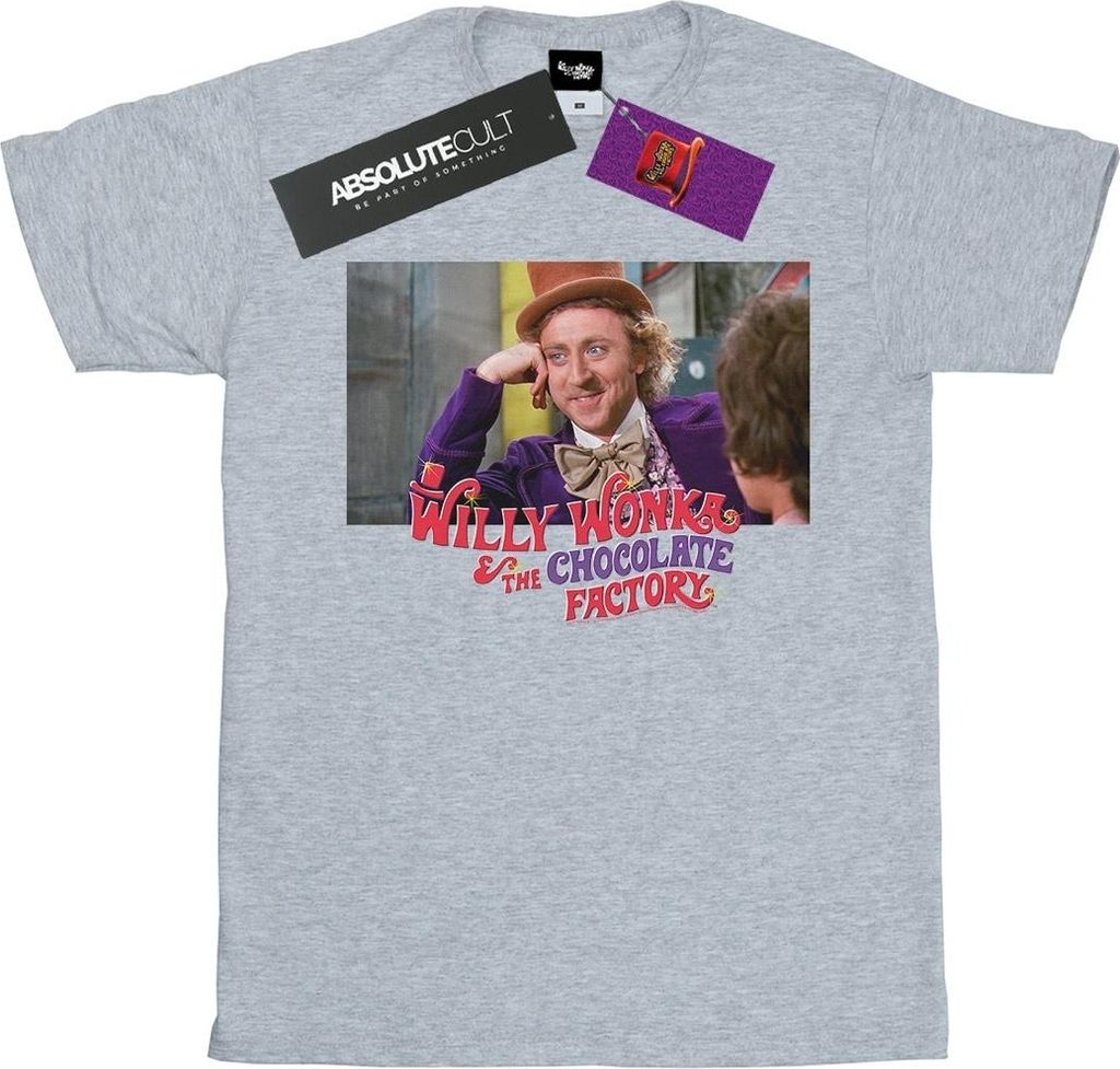 Willy Wonka & The Chocolate Factory - T-Shirt für Herren BI48668 (L) (Grau)