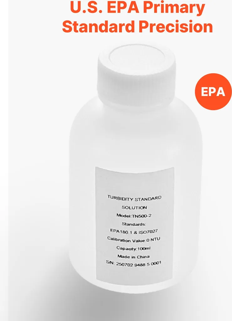 Solution Étalonnage Capteur Turbidité 0 NTU pour Contrôle Qualité de l'Eau - 3