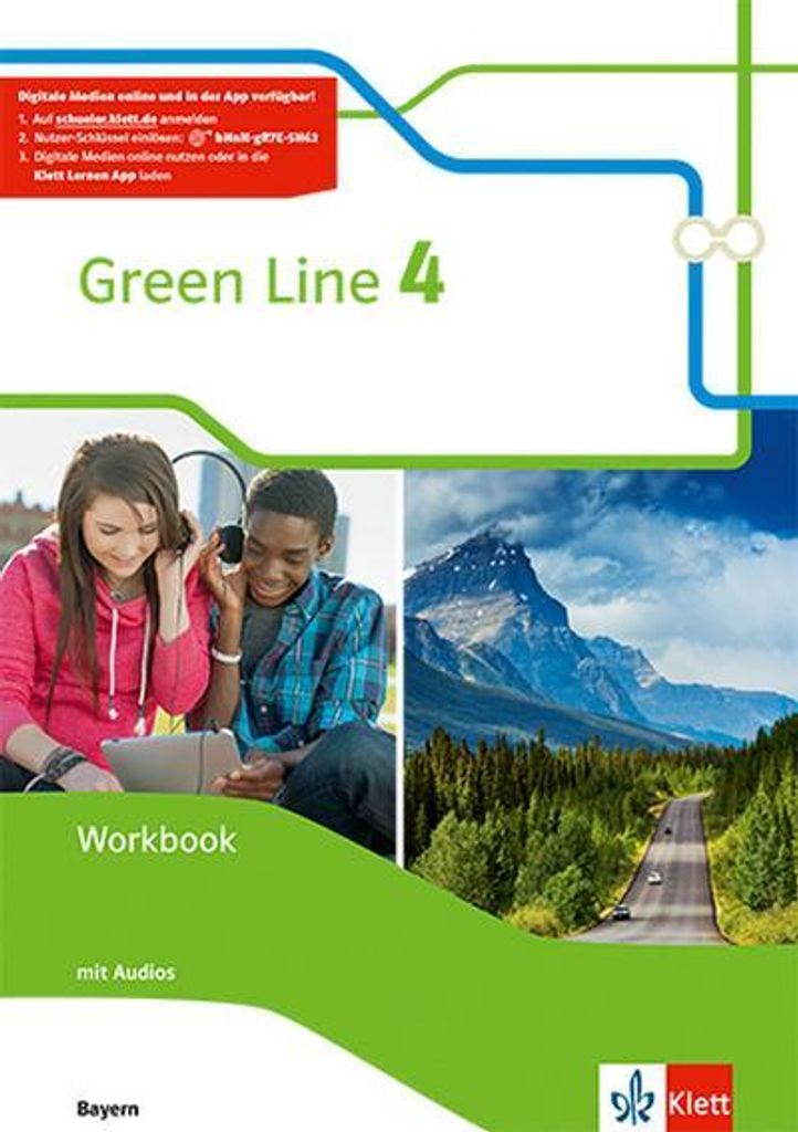 Green Line 4. Ausgabe Bayern. Workbook mit Audios 8. Klasse Produktbild 