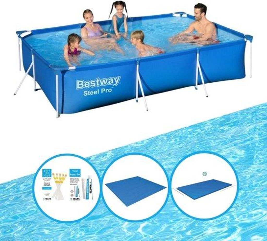 Bestway Pool Steel Pro 300x201x66 cm - Poolset