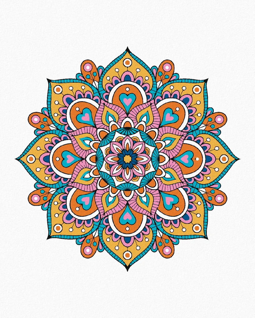 Regalo Originale: Kit Zuty Mandala III Pittura Diamante 40x50 cm
