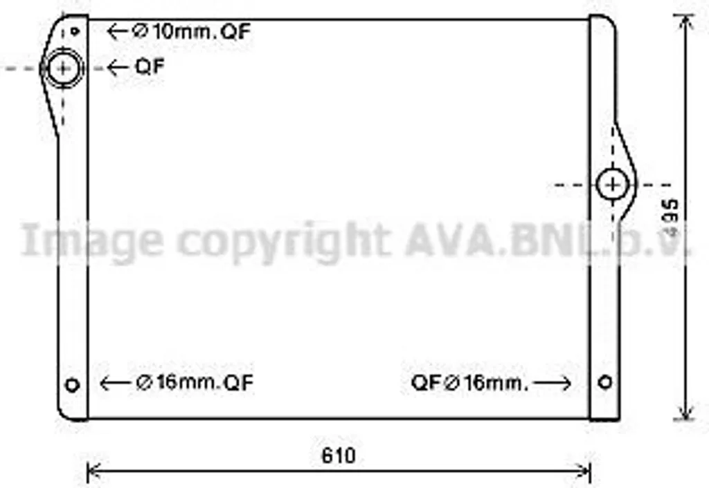 Radiateur de refroidissement moteur PRASCO BW2430 compatible BMW OE