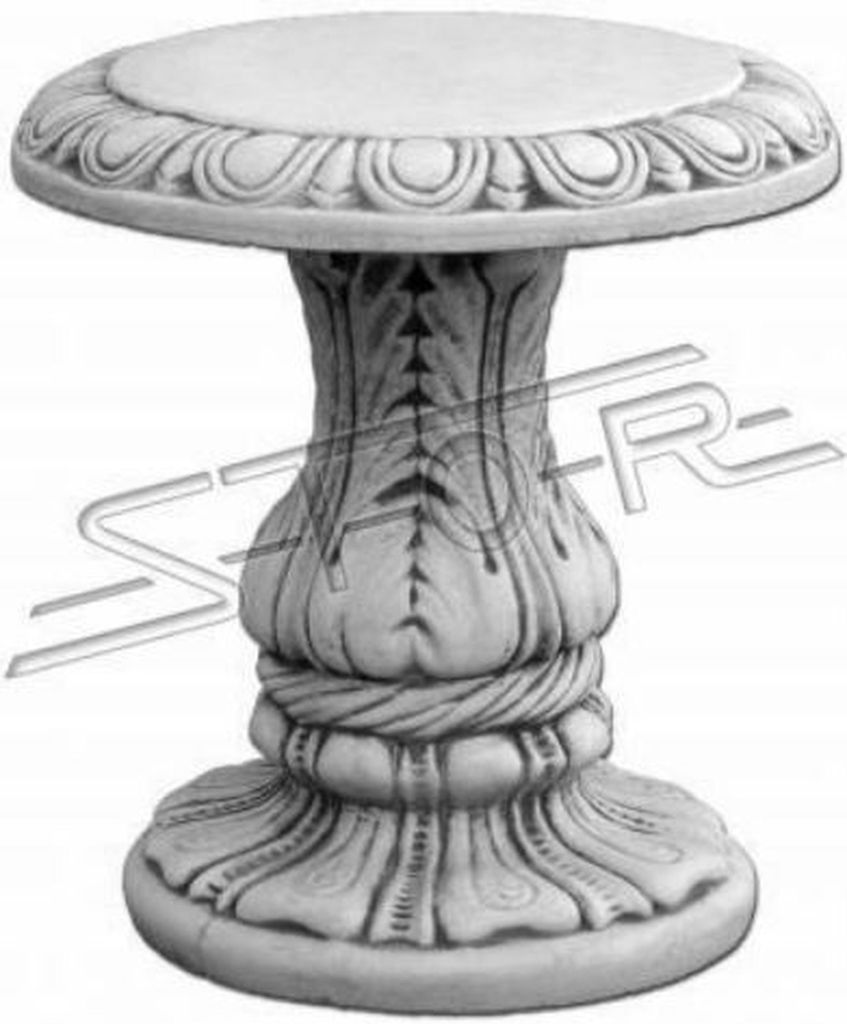 Stein Tisch Terrasse Garten Deko Möbel Edles Antik Stil Design Tische Neu 205004