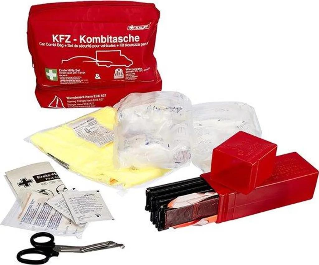 Équipement de sécurité pour conducteurs avec kit de soins 39 pièces
