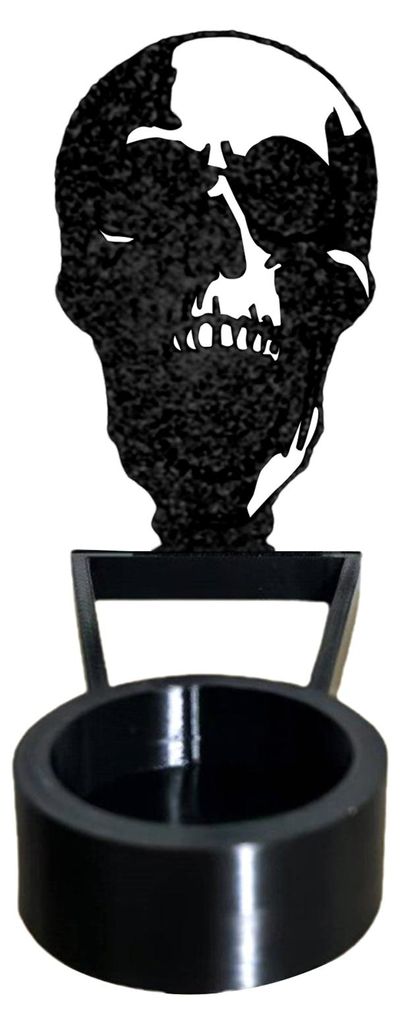 Halloween-Schattenkerzenhalter, gruseliger Sensenmann, Kürbis, Fledermaus, Hexe, Geist, Schatten-Teelichthalter, Kerzenständer, Tischdekoration