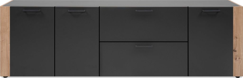 finori Lowboard Cento 57A anthrazit / Nachbildung Artisan Produktbild 