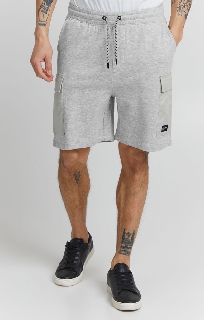 SOLID SDBarett Herren Sweatshorts Kurze Hose Jogginghose mit elastischem Bund und Kordeln Regular Fit aus 100% Baumwolle