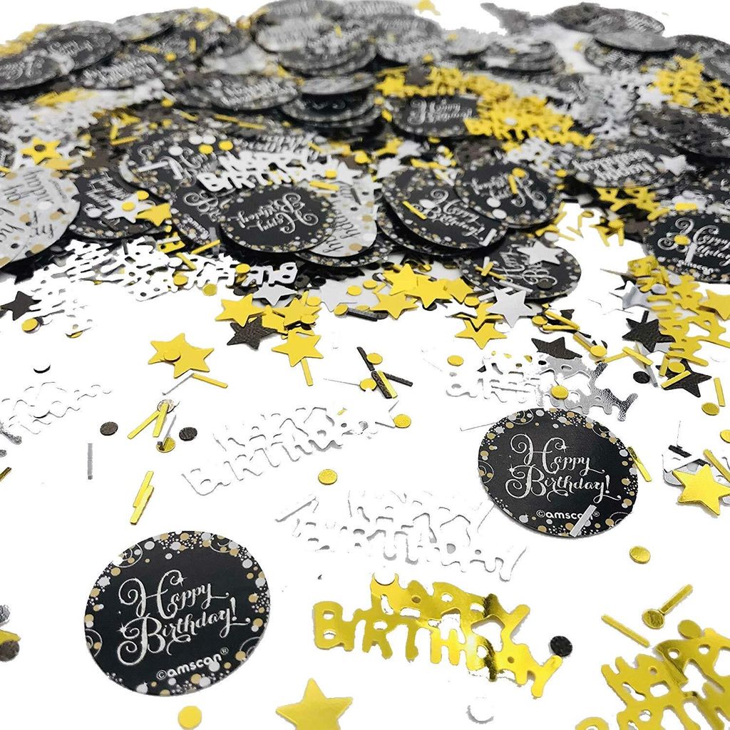 Gold Celebration Swirl Decorations Produktbild 