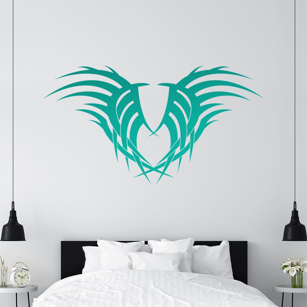 KIWISTAR Tribal geflochten Wandtattoo in 6 Größen - Wandaufkleber Wall Sticker - Dekoration, Küche, Wohnzimmer, Schlafzimmer, Badezimmer