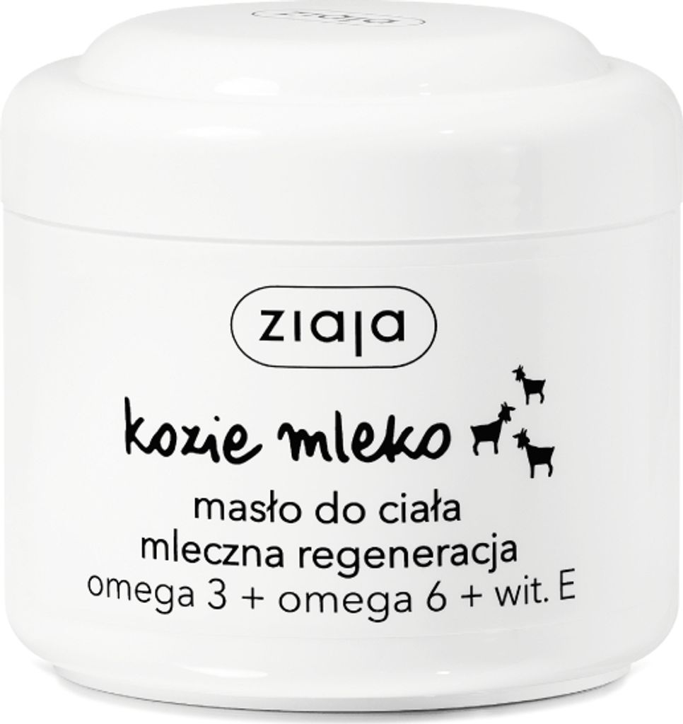 ZIAJA Ziegenmilch Körperbutter milchige Regeneration Omega 3 + Omega 6 + Vit.E 200ml