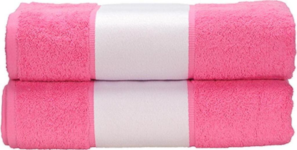 A&R AR081 | Badetuch SUBLI-Me Bath Towel, 70 x 140 cm - Farbe: Pink - Größe: 70 x 140 cm