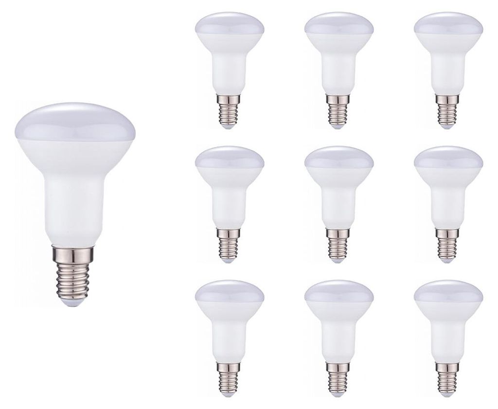 Kobi LED-Reflektorlampe R50 E14 5W - 400lm - 4000K - 230V - Für Küchenschränke, Spiegelbeleuchtung oder Deckenspots - 10 Stück